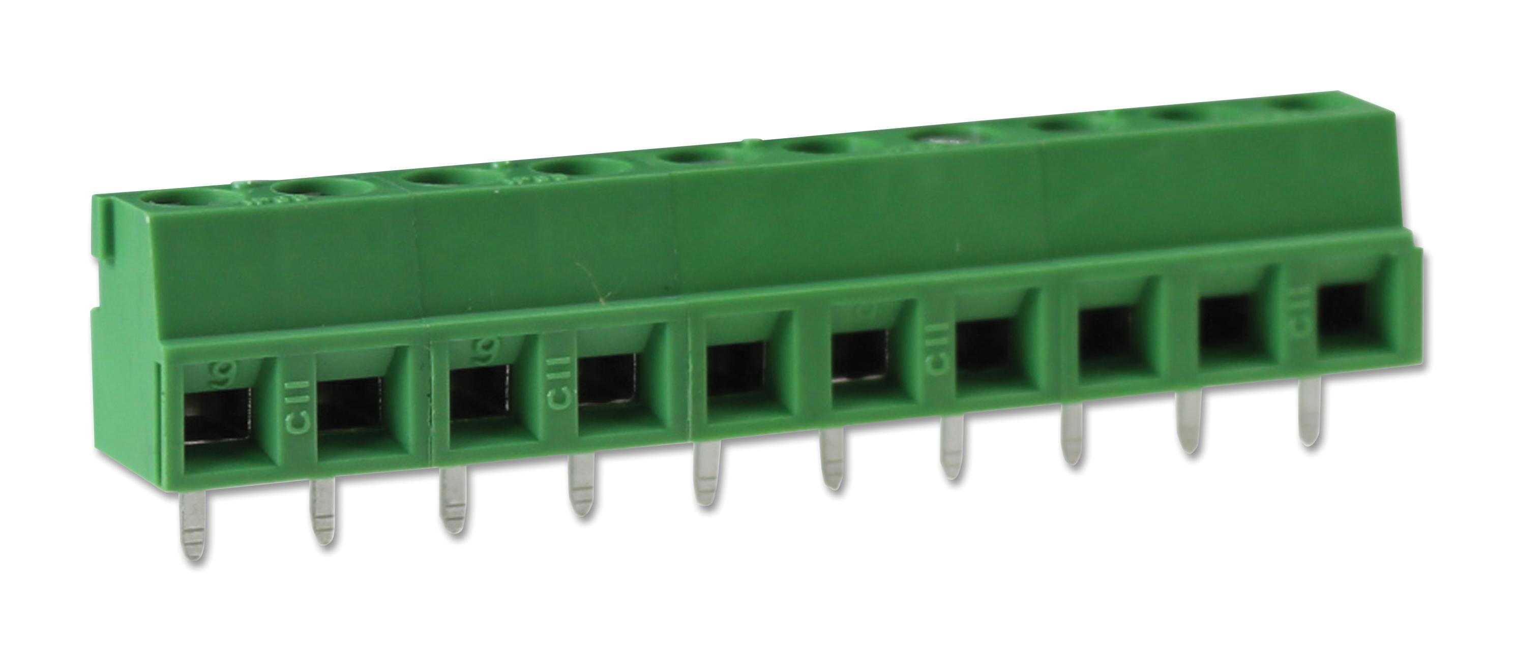 CamdenBoss Ctb0508/10 Tb, Wire To Brd, 10Pos, 14Awg