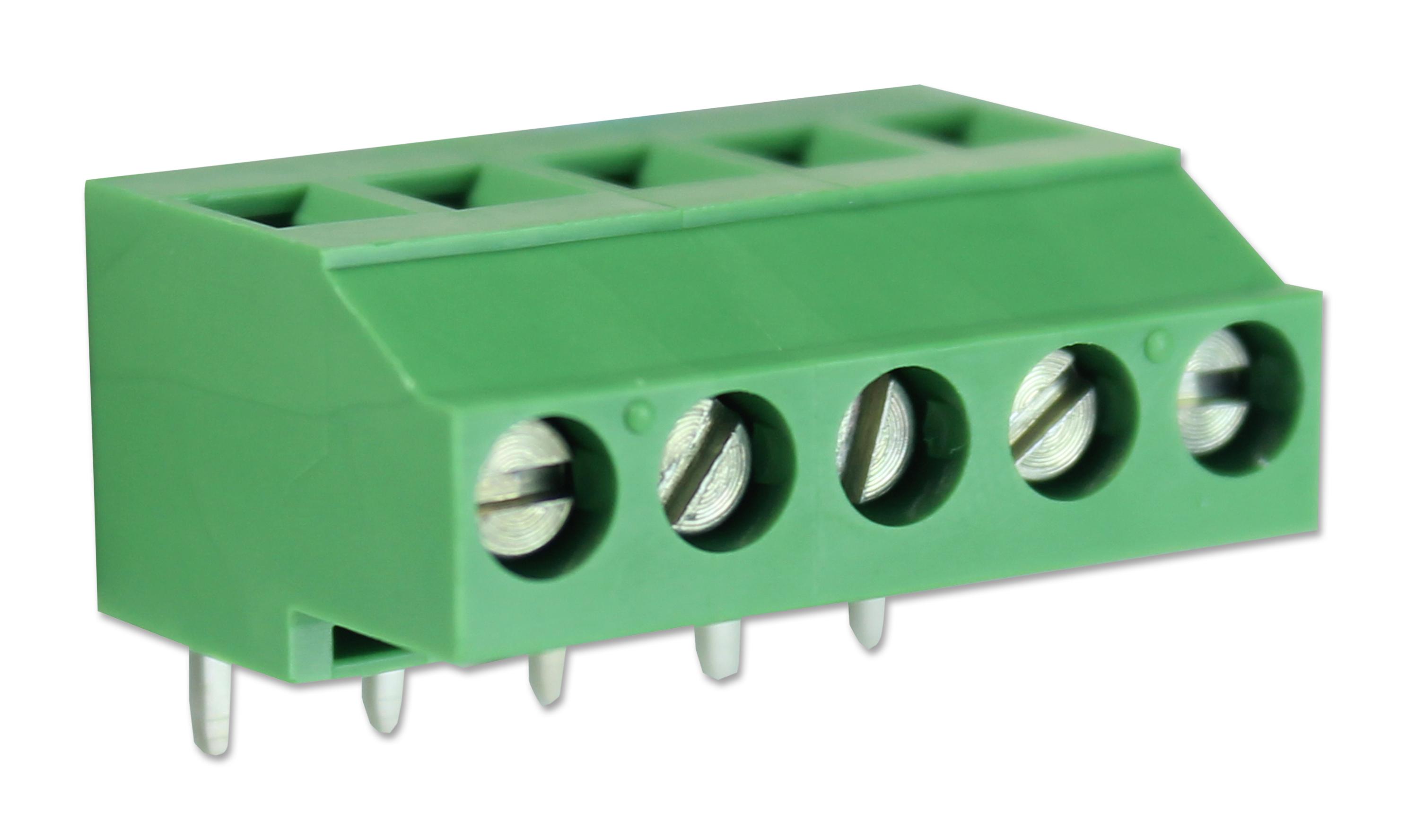 CamdenBoss Ctb0758/5 Terminal Block, Wire To Brd, 5Pos, 12Awg