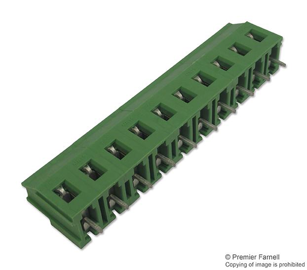 CamdenBoss Ctb07Vl/8 Terminal Block, Wire To Brd, 8Pos, 12Awg