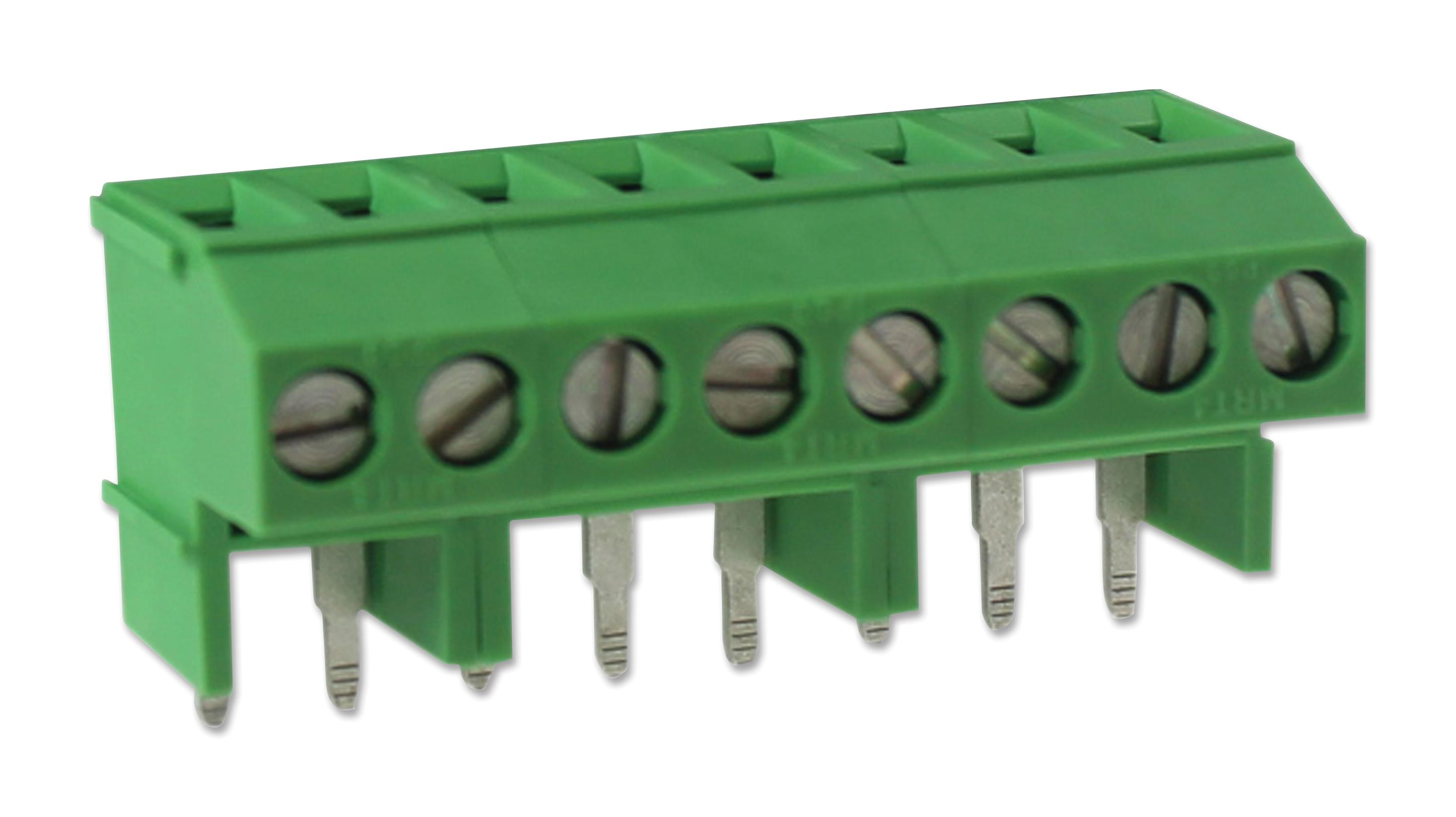 CamdenBoss Ctb09Hg/8 Terminal Block, Wire To Brd, 8Pos, 12Awg