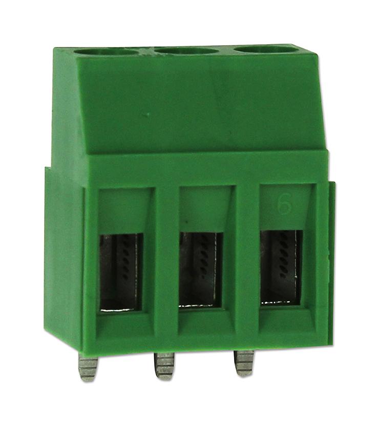 CamdenBoss Ctb09Vg/3 Terminal Block, Wire To Brd, 3Pos, 12Awg