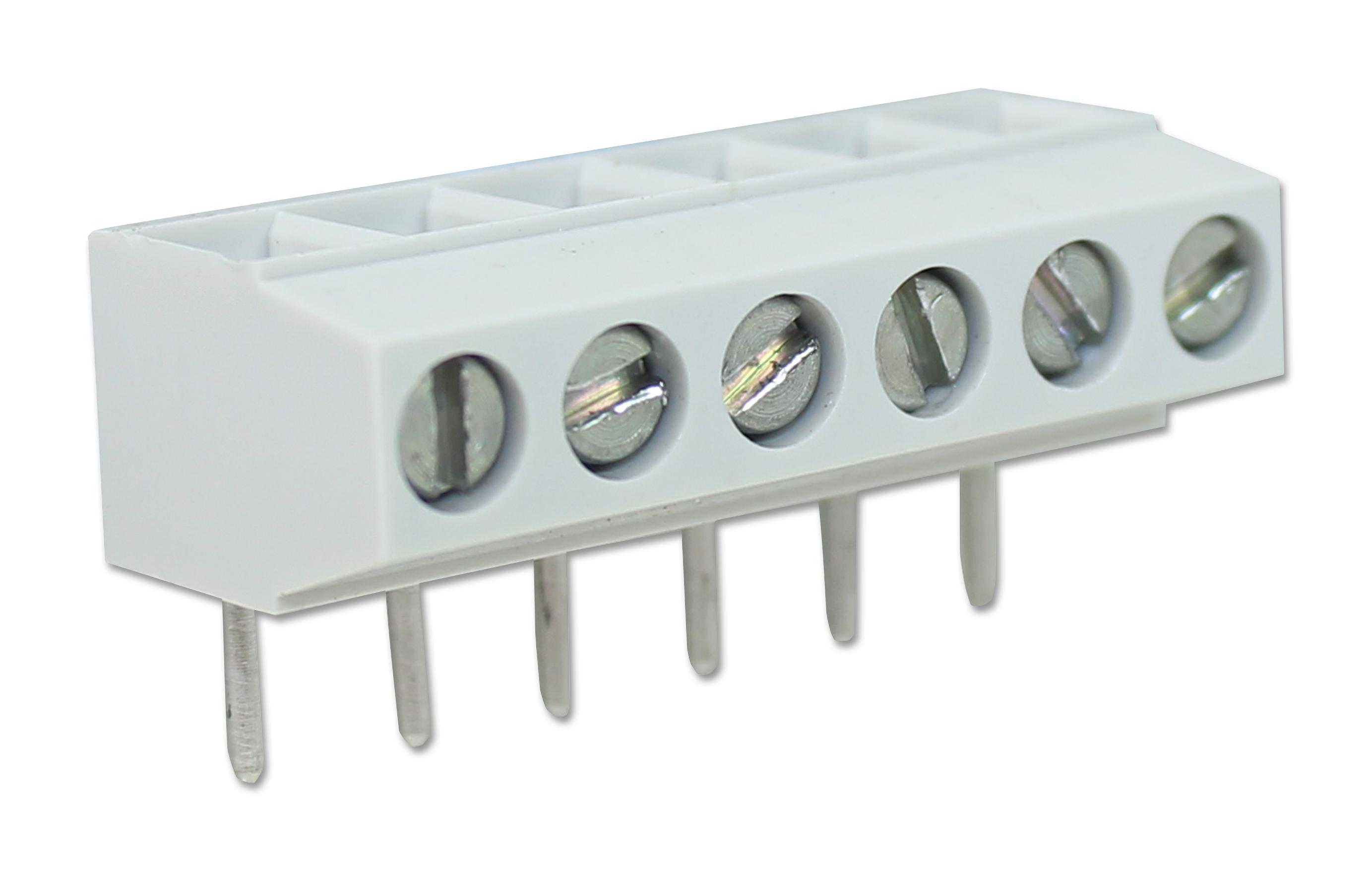 CamdenBoss Ctb1050/6 Terminal Block, Wire To Brd, 6Pos, 14Awg