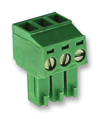 CamdenBoss Ctb92Hd/3 Terminal Block, Pluggable, 3Pos, 16Awg