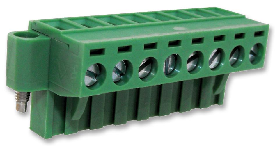 CamdenBoss Ctb9200/10Fl Terminal Block, Pluggable, 10Way, 12Awg