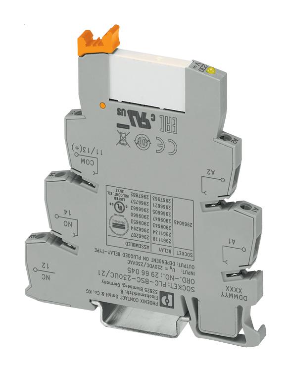 Phoenix Contact 2966207 Relay, Spdt, 250Vac, 6A