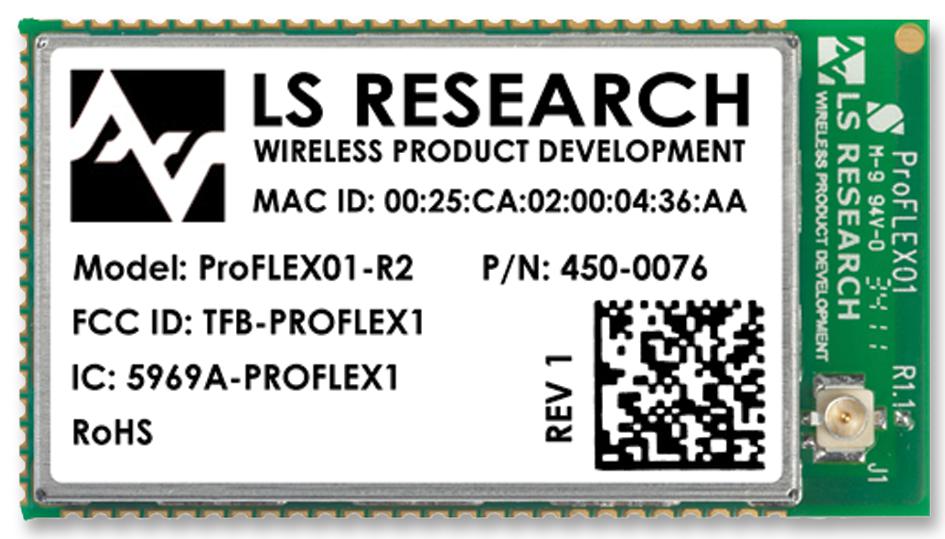 Ezurio 450-0076 Mod, Proflex01-R2, Zigbee, 2.4Ghz, Ufl