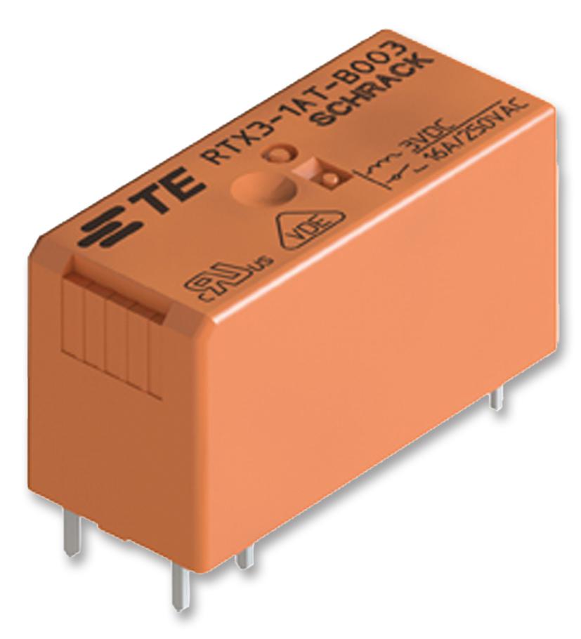 Schrack / Te Connectivity 1937650-8 Relay, Spst-No, 250Vac, 16A