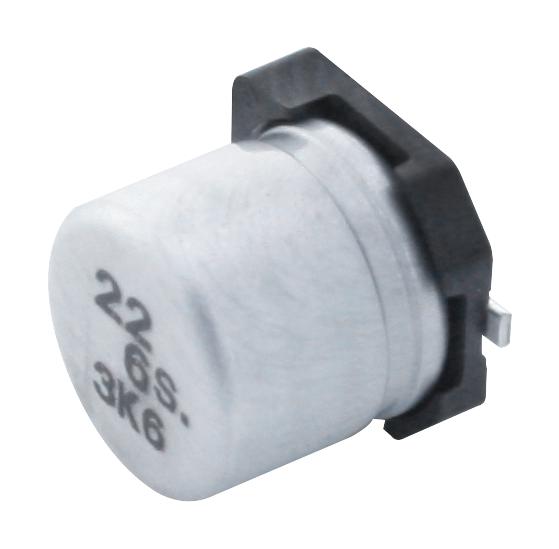 Panasonic Eee1Ca100Nr Capacitor, 10Uf, 16V, Alu Elec, Smd