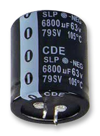 Cornell Dubilier Slp472M035C1P3 Capacitor, 4700Îf, 35V, Alu Elec, Snap In