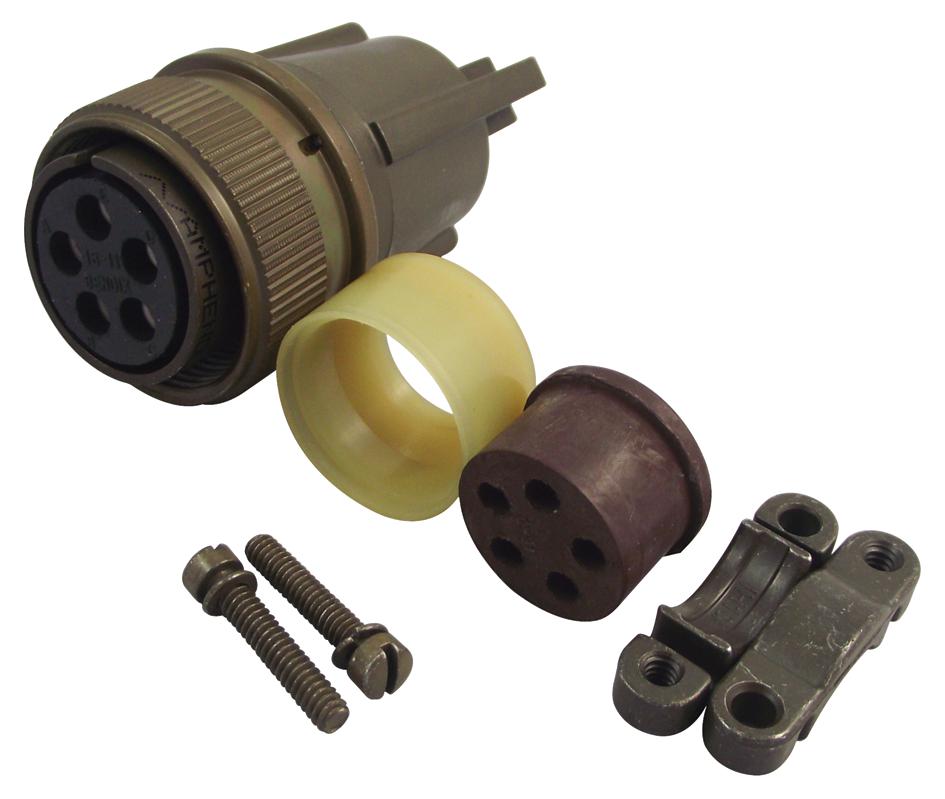 Amphenol Industrial Ms3106E18-11S... Circular Connector, Plug 18-11, Cable