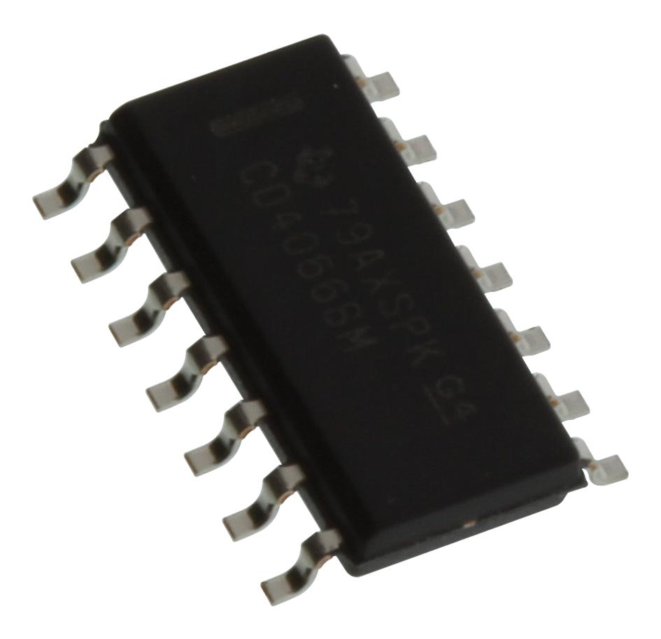 Texas Instruments Cd4066Bm96 Bilateral Switch, Quad, Soic-14