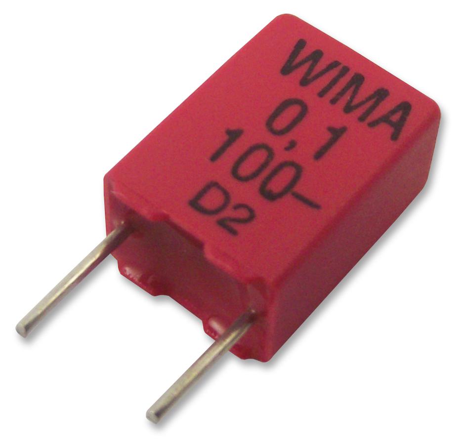 WIMA Mkp2D031001F00Kssd Capacitor, 0.1Îf, 100V, 10%, Pp, Potted