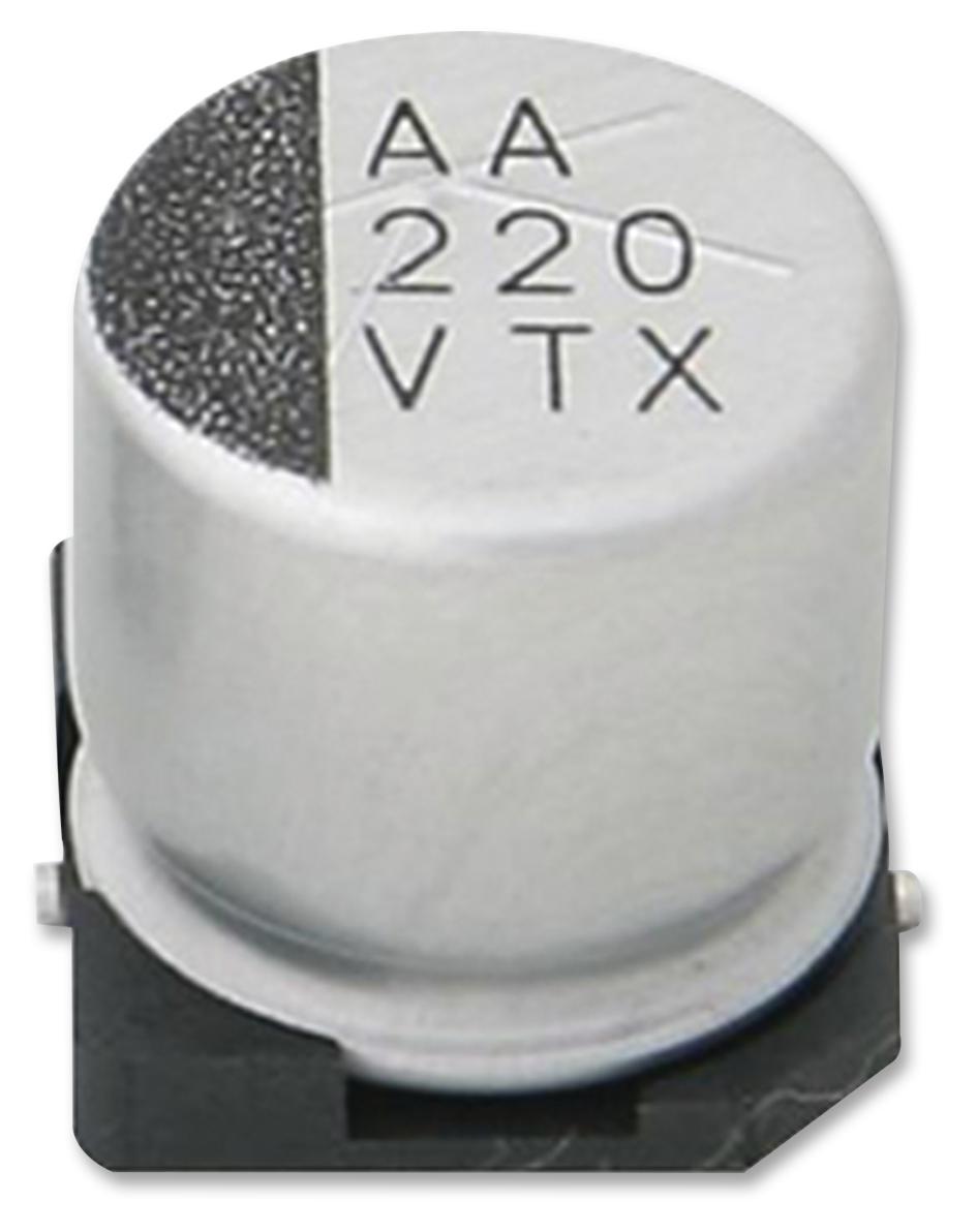 Rubycon 25Txv100M6.3X8 Capacitor, 100Îf, 25V, Radial, Smd