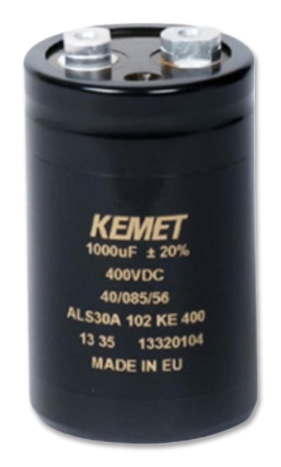 ALS40A333MF063 Kemet, Electrolytic Capacitor, 33000 µF, 63 V Farnell UK