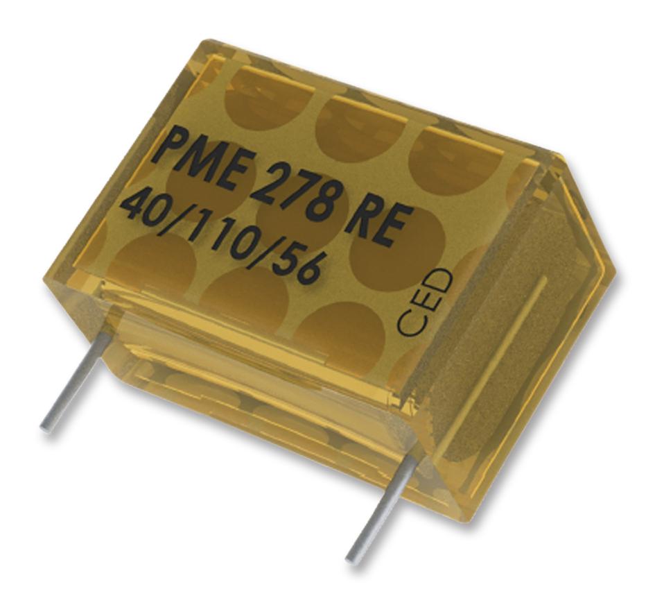 KEMET/partner Stock Pme278Rd6100Mr30 Capacitor, Film, Mp, 0.1Uf, 440Vac, Rad