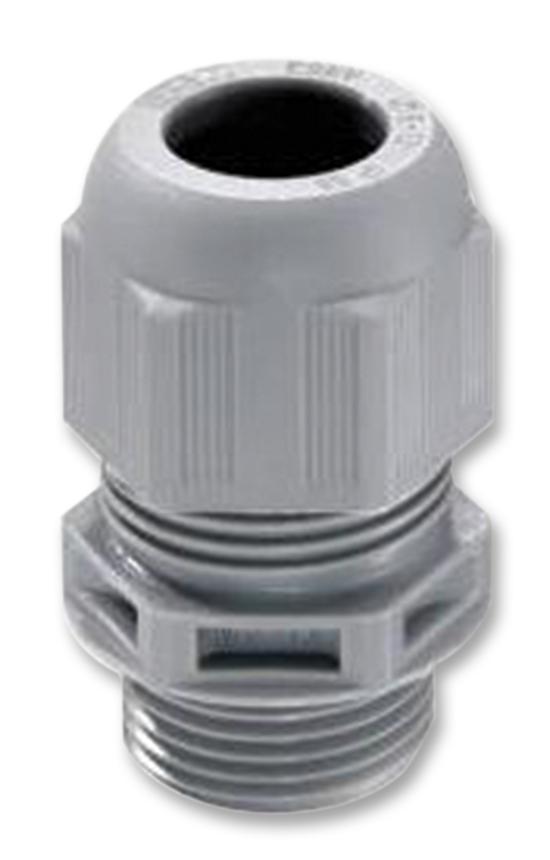 Wiska 10100824 Cable Gland, Pa, 6.2mm - 14mm, Grey,pk10