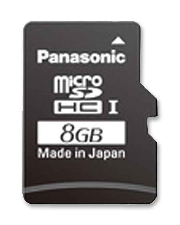 Panasonic Rp-Smkc08De1 Sd Card, Micro, 8Gb Class 10