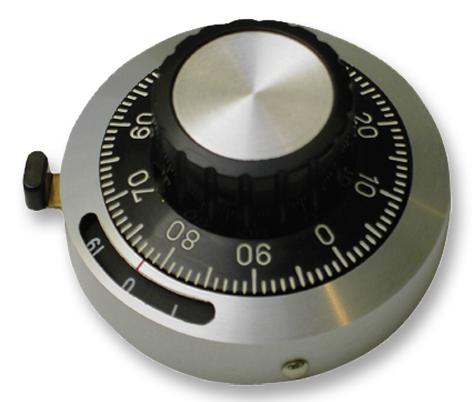 Eti Systems Mf46L-1/4 Turns Counting Dial, 20, 6.35mm