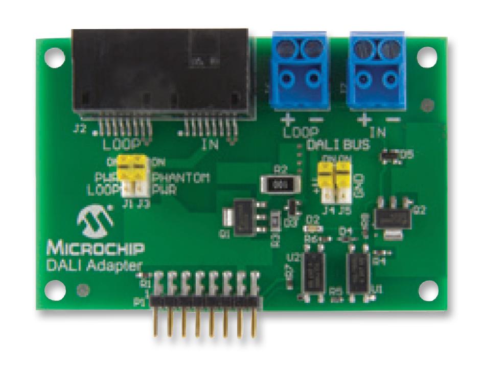 Microchip Technology Technology Ac160214-1 Adaptor Board, Dali Interface, Lighting