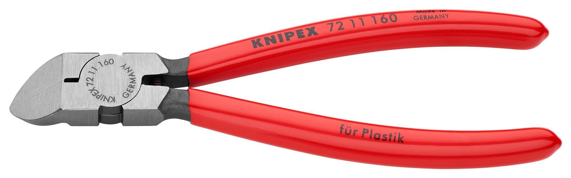 Knipex 72 11 160 Cutter, Plastic/lead, 160mm