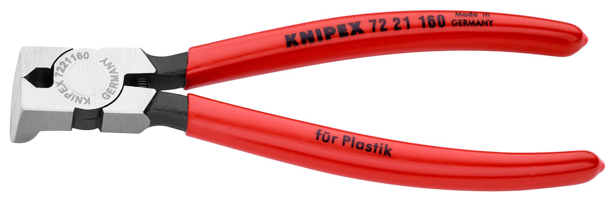 Knipex 72 21 160 Cutter, Plastic/lead, 160mm