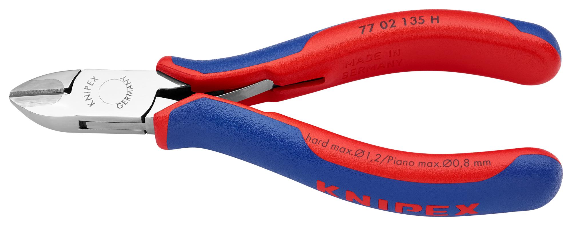 Knipex 77 02 135 H Cutter, Diagonal, 1.6mm, 135mm