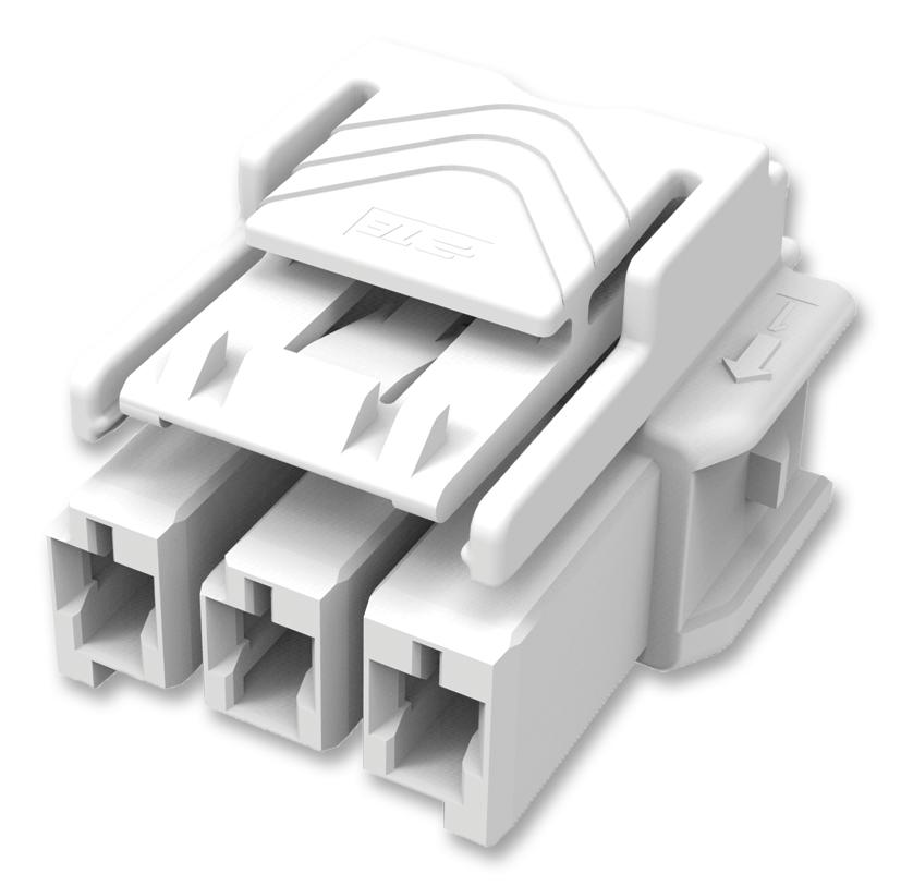 Amp Connectors / Te Connectivity 1-1971876-3 Connector, Housing, Plug, 9 Way, Pbt