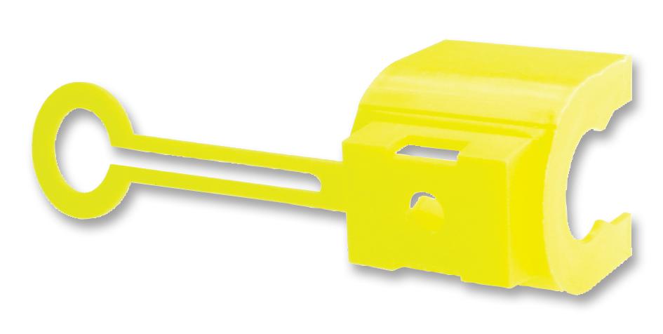 ITT Cannon 029-0262-000 Mounting Clip, 3-4 Way, Yellow