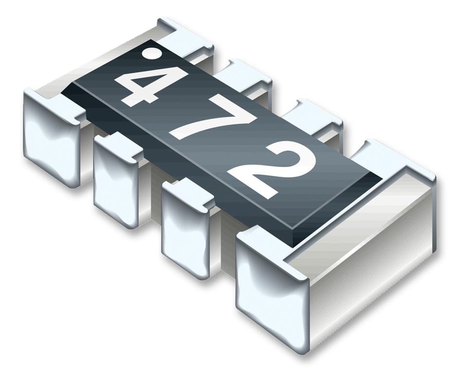 Bourns Cay10-222J4Lf Resistor N/w, 4Res, 2.2Kohm, 5%, Smd