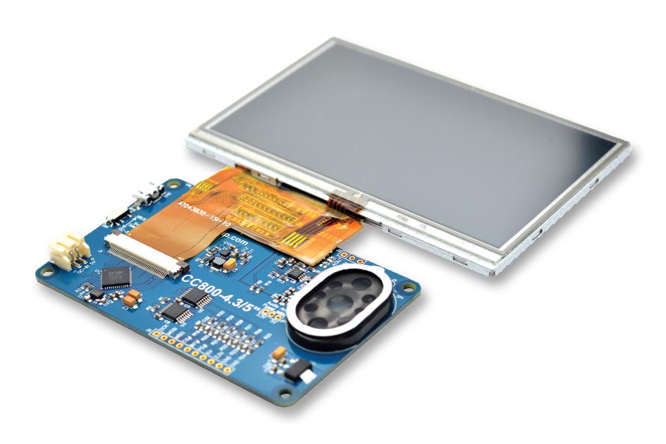 Bridgetek Vm800C43A-D Eve Module, 4.3In Tft Lcd Display