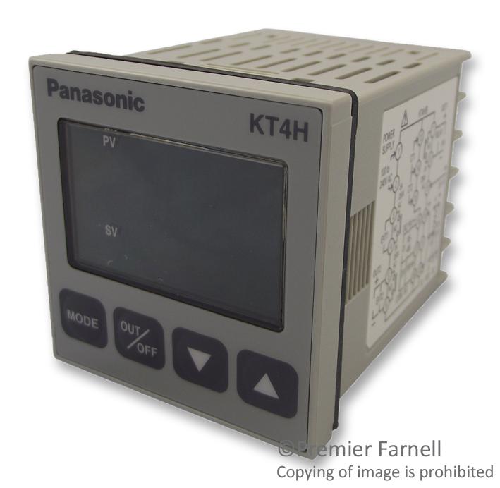 Panasonic Akt4H213100 Temp Controller, 24Vac/dc, Current/alarm