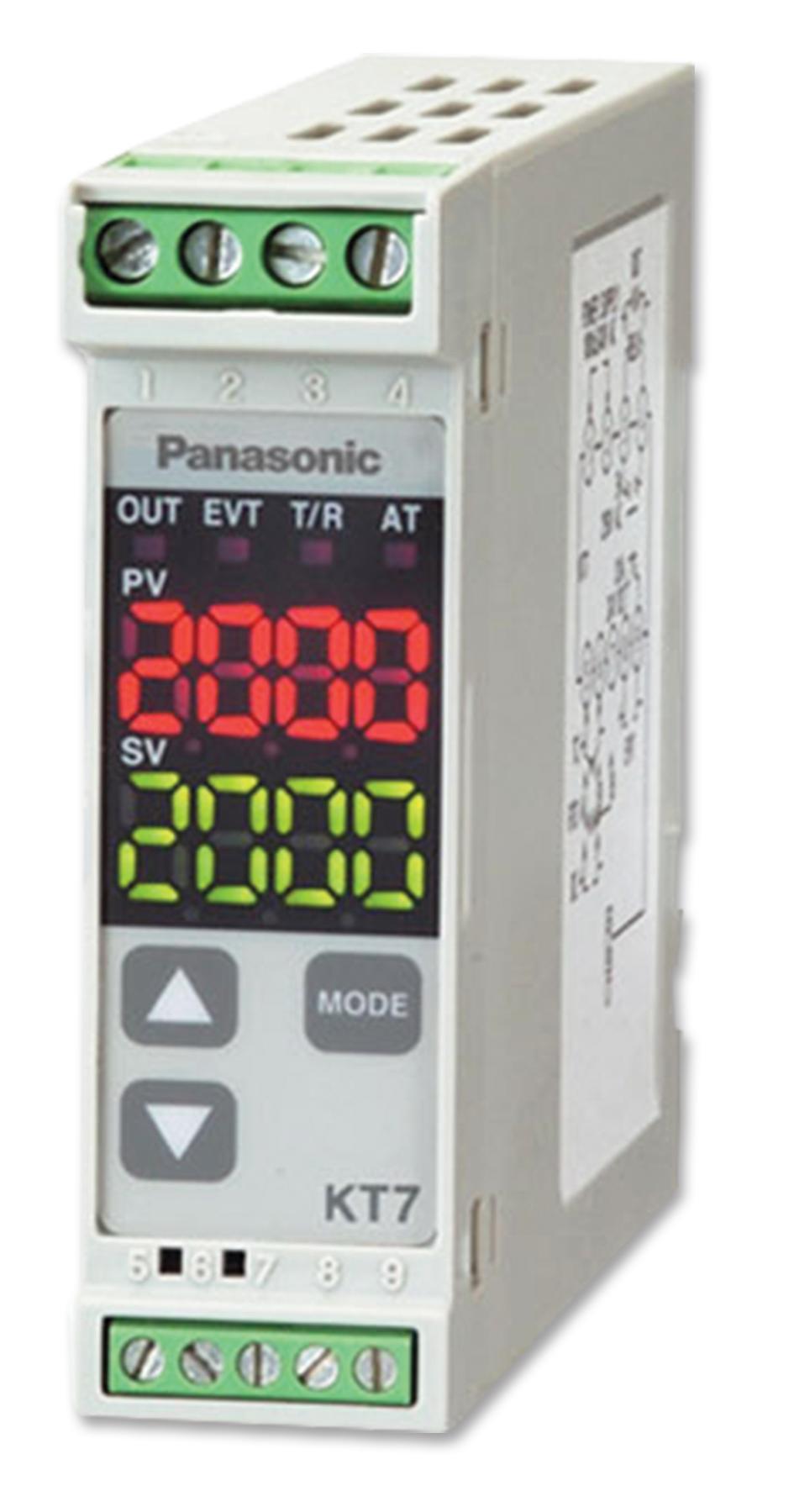 Panasonic Akt7113100 Temp Controller, 100-240Vac, Current