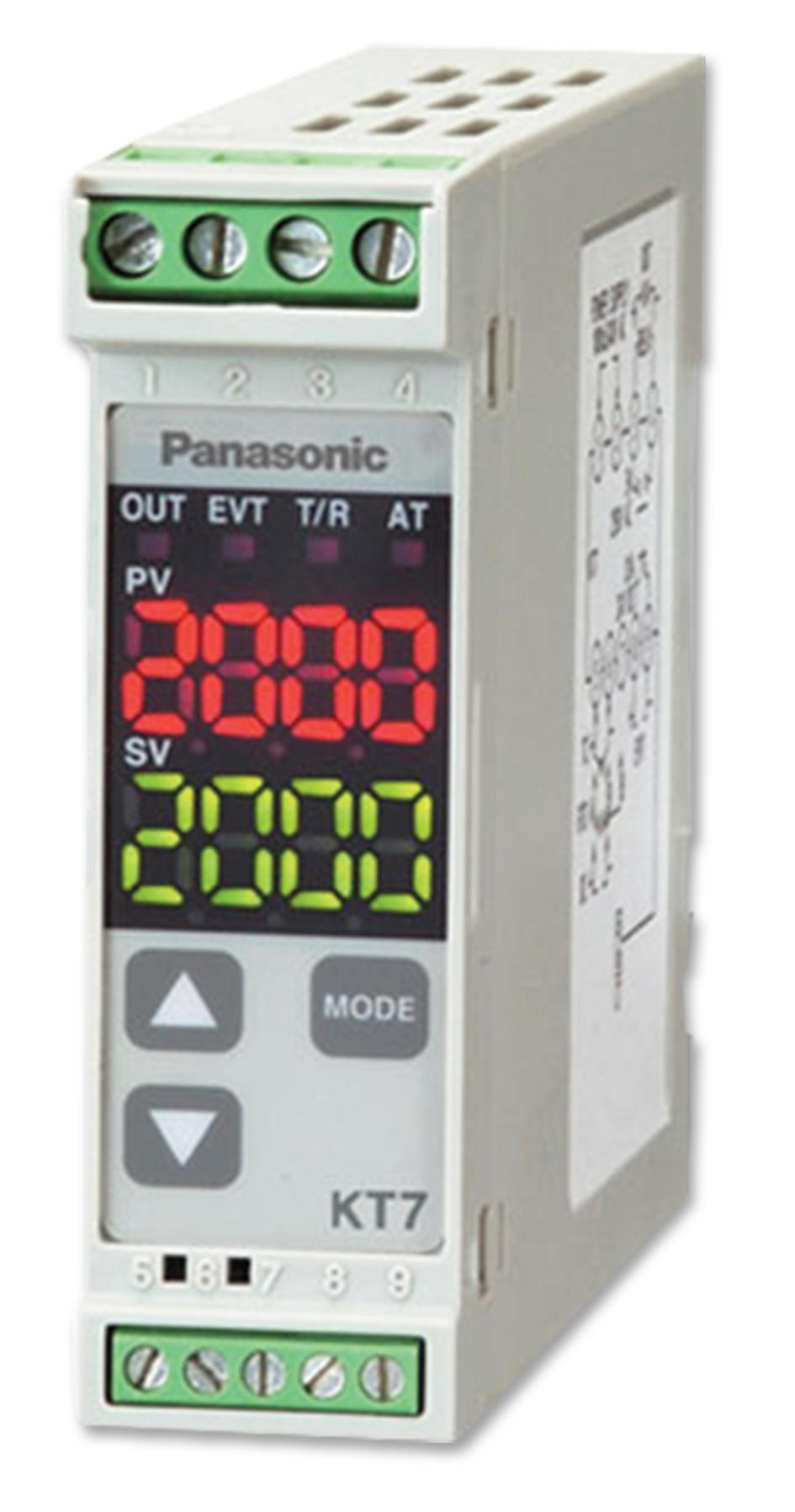 Panasonic Akt7213100 Temp Controller, 24Vac/dc, Current