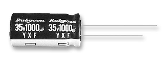 Rubycon 10Yxf1000Mefc10X16 Capacitor, 1000Îf, 10V, 20%