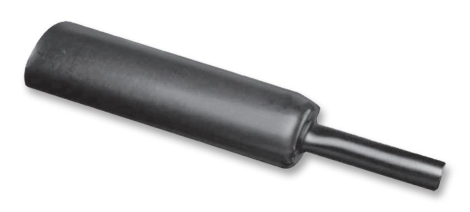 Raychem / Te Connectivity Rmw-10/3-1200/adh-0 Heat Shrink, 10mm, Black, 1.2M