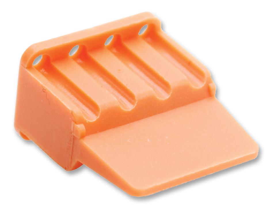 Amphenol Sine/tuchel Awm-8S Wedgelock, 8 Way, Orange, Thermoplastic