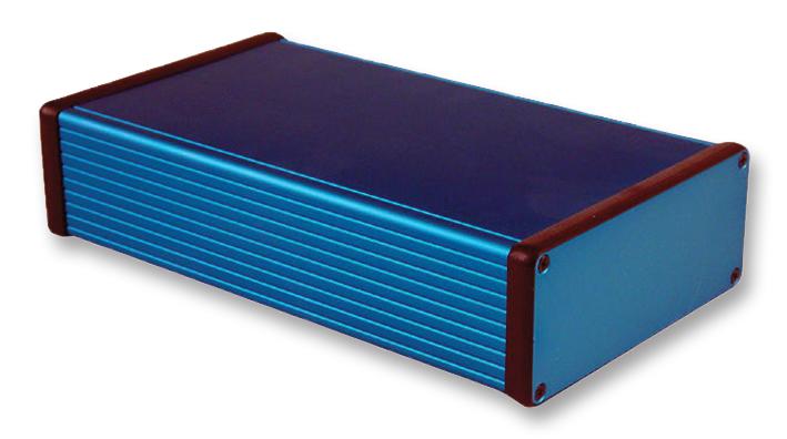 Hammond 1455Q2201Bu. Enclosure, Alu, Blue, 220X125X51.5mm