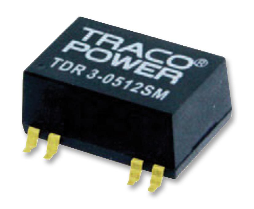 TRACO Power Tdr 3-2412Sm Dc/dc Converter, 3W, 12V, 0.25A