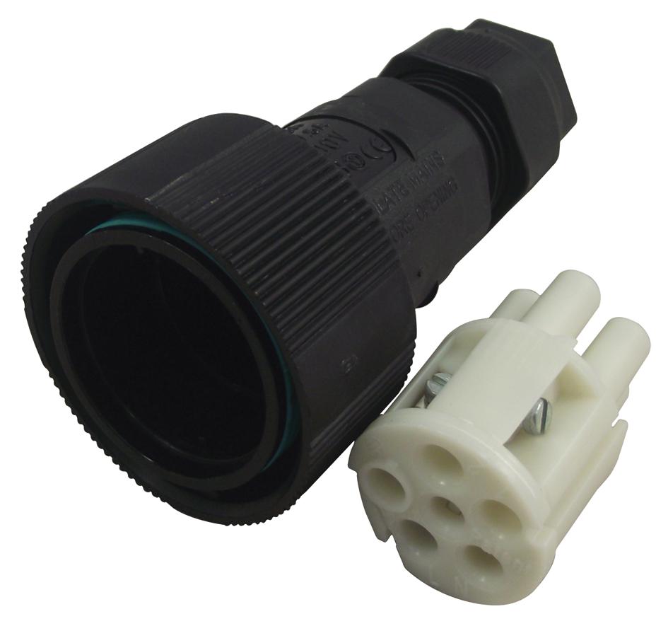 Hylec Thb.405.b2A Circular Connector, Rcpt, 5 Way, Cable