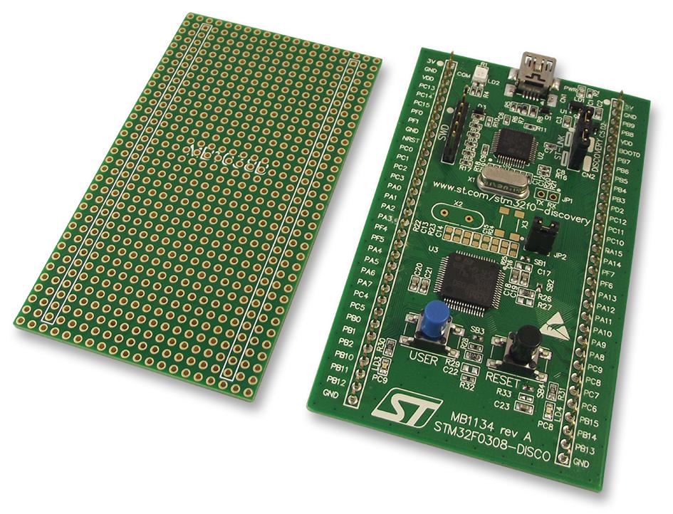 STMicroelectronics Stm32F0308-Disco Eval Brd, F0, Stm32F0308, Discovery