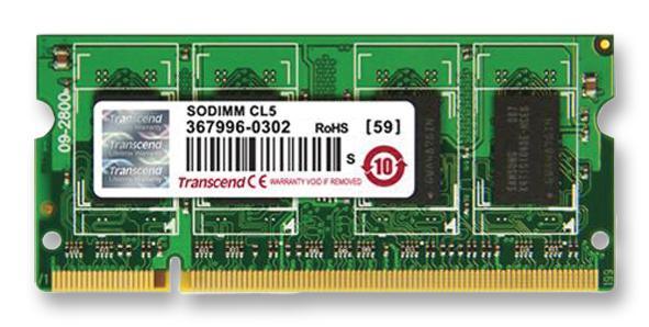 Transcend Ts128Msq64V8U Memory, 1Gb, Sodimm, Ddr2, 800Mhz