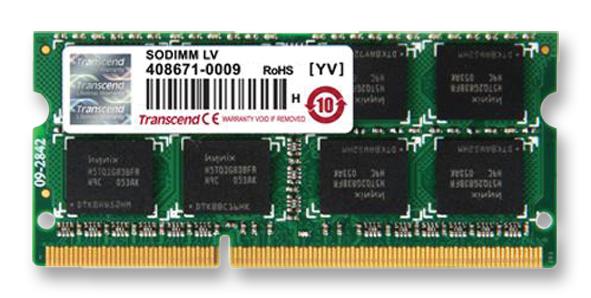 Transcend Ts1Gsk64V3H Memory, 8Gb, Sodimm, Ddr3, 1333Mhz