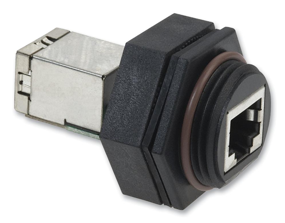 Te Connectivity 1546413-3 Adaptor, In-Line, Rj45, Jack-Jack, 8P8C