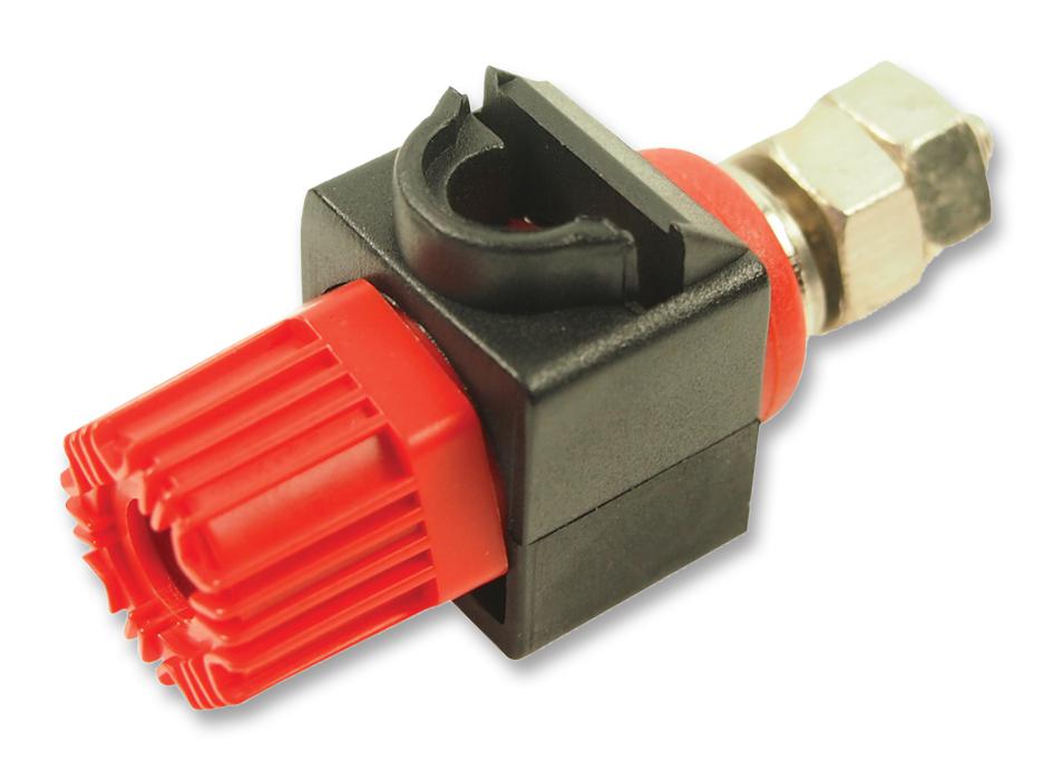 Cliff Electronic Components Cl159825Ra Binding Post, 60A, Red, Screw