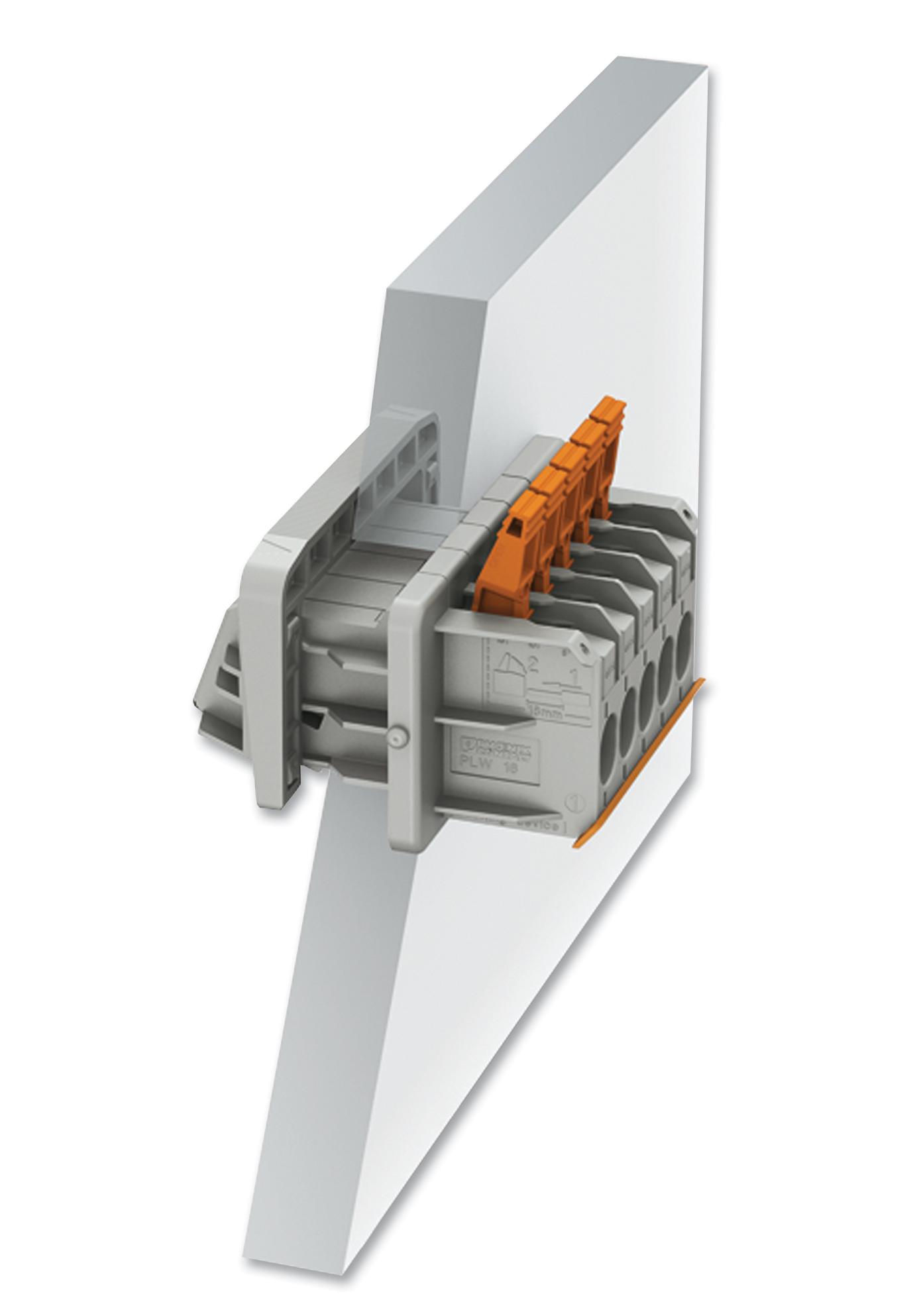 Phoenix Contact 1821070 Terminal Block, Din Rail, 4Pos, 10Awg