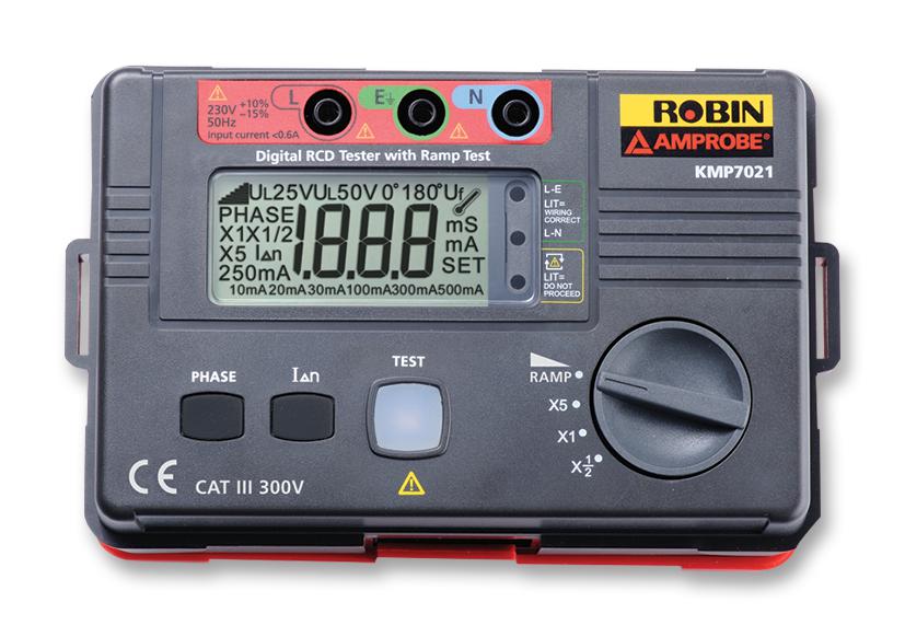 Beha-Amprobe Kmp7021 Digital Rcd Tester With Ramp Test