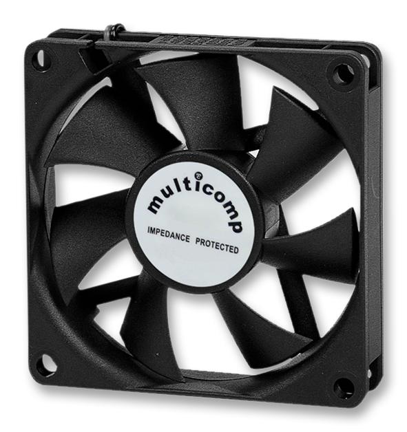 Multicomp Mc36291 Dc Fan, Axial, 45mm, 12Vdc, 0.105A