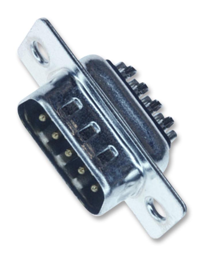 Amp Connectors / Te Connectivity 5-747904-5 Connector, D Sub, Plug, 9Pos