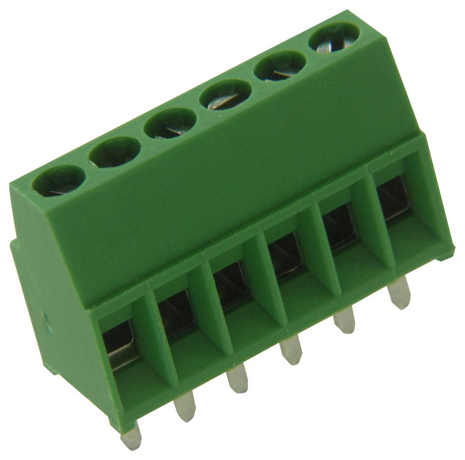 Buchanan / Te Connectivity 282834-6 Terminal Block, Wire To Brd, 6Pos, 16Awg