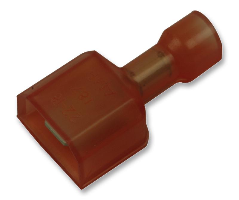 Amp Connectors / Te Connectivity 2-521105-2 Terminal, Male Disconnect, 4.75mm, Red